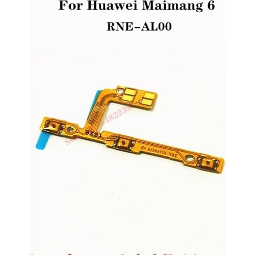 Original Power ON OFF Volume Side Buttons Flex Cable For Huawei Maimang RNE-AL00 Power Switch Side Key Connector Replacement