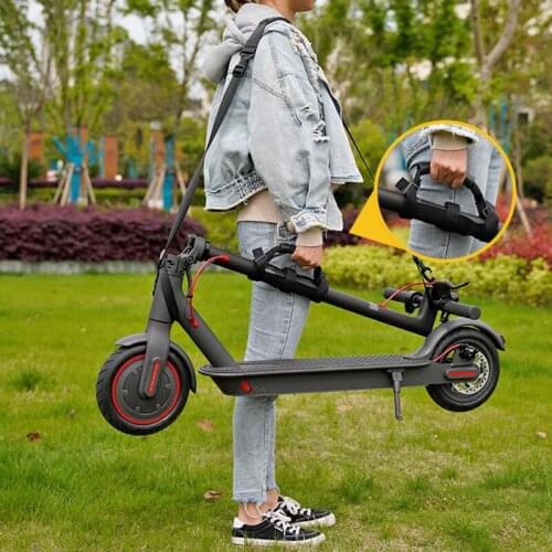 Portable Scooter Handle Strap Non-slip Skateboard Hand Carrying Handle Straps Belt Hook Loop for Xiaomi M365 Electric Scooter