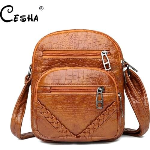 Luxury Designer Leather Women Casual Shoulder Bag ​Fashion Crossbody Female Shopping Bag High Quality Ladies Chest Travel Bags