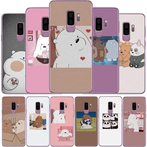 Panda cute cartoon bear Soft Silicone Phone Case For Samsung S7 EDGE S7 S8 S9 S10 S20 Plus S10lite Note 8 9 10 A30 A40 A50