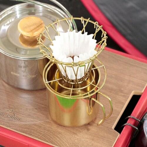 Collapsible Coffee Dripper Filter Paper Holder Dispenser Storage Stand Camping Folding Coffee Hand Making Collection Accessories