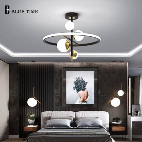 Modern LED Chandelier Home Indoor Chandelier Lamp for Living Room Bedroom Dining Room Kitchen Ceiling Hanging Lighting Fixtures