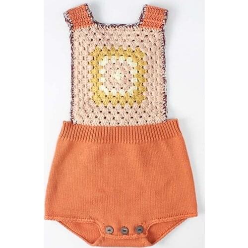Knitted Baby Rompers Spring Autumn Clothes Newborn Baby Rompers Baby Girl Romper Cotton Infant Baby Boys Jumpsuit Overalls