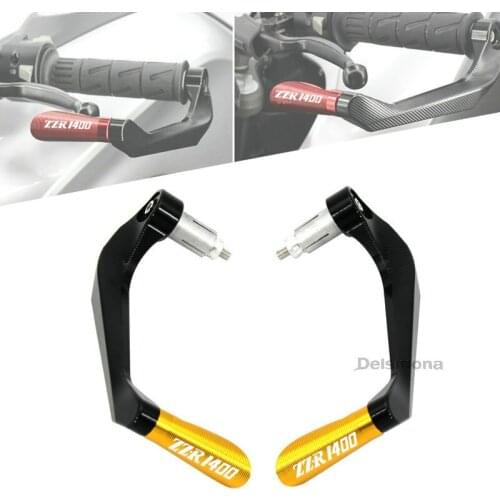 For KAWASAKI ZZR 1400 ZZR1400 Motorcycle CNC Handlebar Grips Brake Clutch Levers Guard Protector
