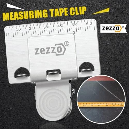 Zezzo® Measuring Tape Clip Convenient Multifunctional Tape Measure Locate Accurate Calibration Tool Decoration Dropshopping