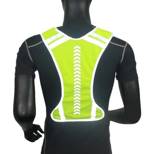 Reflective Outdoor Cycling Safety Protective Vest Bike Bicycle Harness Night Running Jogging Vest Men Women