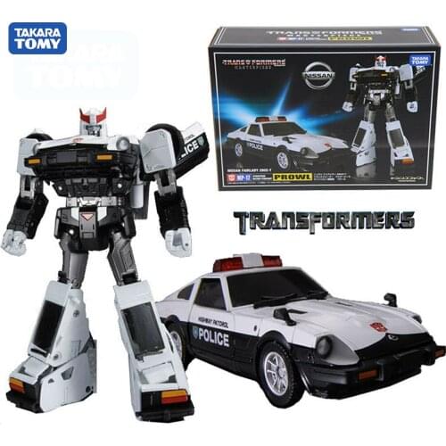 17cm transformers mp17 police car ko prowl autobots metal parts furniture doll kids christmas day gift model toys