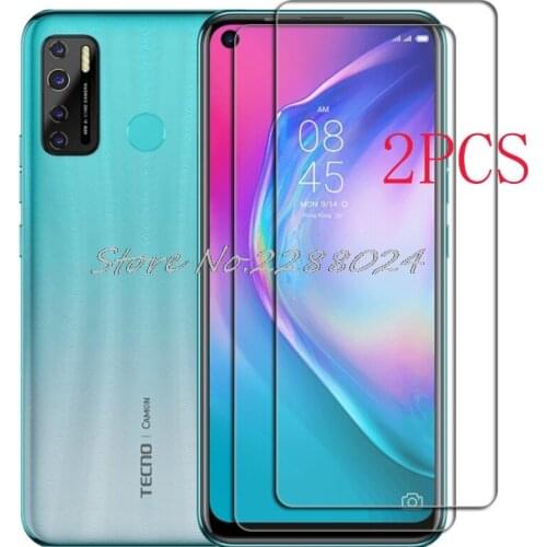 2PCS FOR Tecno Camon 16 S Tempered Glass Protective On Camon16 16S Camon16S Screen Protector Film Cover