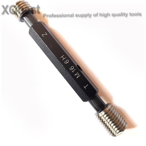 6h thread Pluge gauges M16 M16X1.25 Right hand Metric Fine Internal Thread plug gage Gauge Tools M16X1 M16X2 M16X1.5 M16X0.75