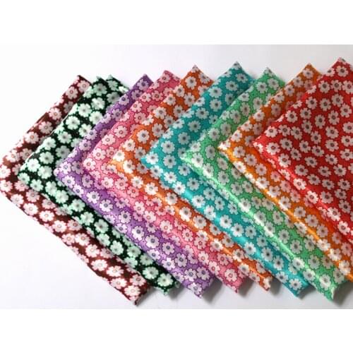 By Meter Elegant Pink Floral Satin Fabric Soft Lining Material Silky