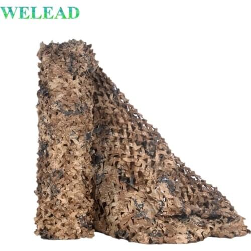 WELEAD 2M Digital Desert Military Camouflage Net for Hunting Garden Awning Decoration Carport Hiding Camo Mesh Cover Sand Beige