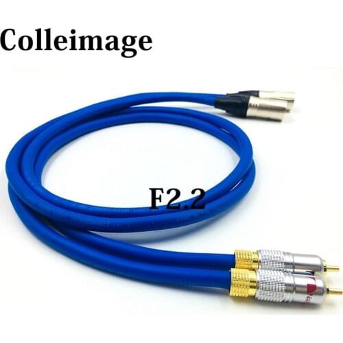 HiFi Cardas RCA Male to Dual XLR Female Audio Cable To 2 XLR Male Female Plug Coax Adapter Video Wire