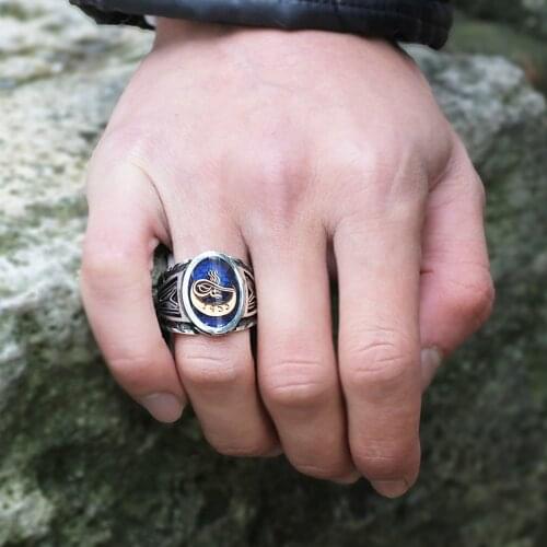 Tesbihane 925 Sterling Silver Aytuğra Ring