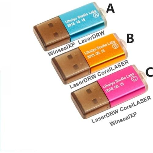LIHUIYU Nano Main Board M2 for Co2 Laser Stamp Engraving Cutting K40 Control System Coreldraw output + Dongle B