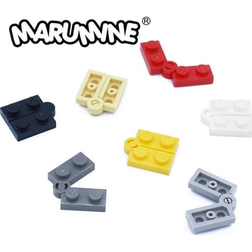 Marumine 73983 1x2 Hinge Plate 2429 + 2430 1x4 Swivel High-Tech Changeover Catch MOC Bricks Building Blocks Parts Accessories
