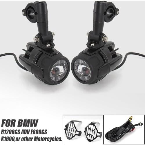 Motorcycle Accessories For BMW R1200GS F800GS F700GS F650 K1600 Fog Lights LED Auxiliary Fog Light Driving Lamp