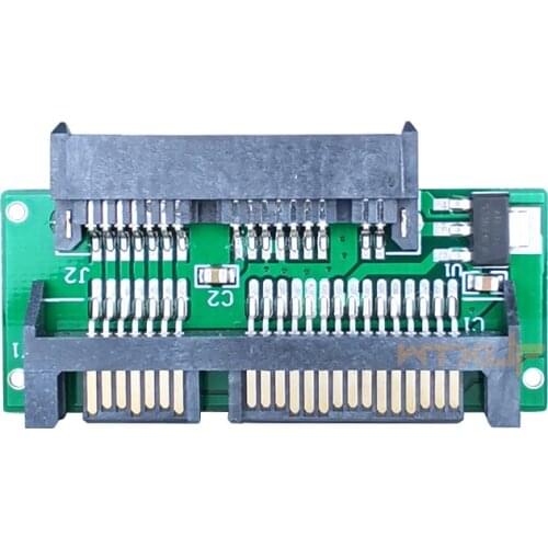 New 1.8 Inch Micro SATA HDD SSD 3.3V to 2.5 Inch 22PIN SATA 5V Adapter