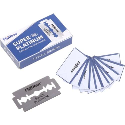 10pcs/lot Razor Hair Cutting Shaving Sharper Thinning Knife Double Edge Blades