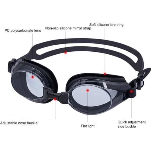 Unisex Adult Anti-fog Swimming Goggles Waterproof Water Sports Glasses for Outdoor Sports Adjustable Adult Diving Glasses