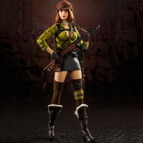 Pre-sale 1/6 Soviet Tank Lieutenant Galina 12'' Female Action Figure Set FLAGSET FS73036