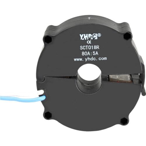 YHDC Split Core Sensor Current Transformer SCT018R Input: 50A/75A/100A/150A/200A Output: 5A 6