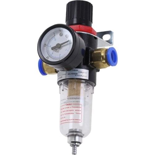 Air Filter Pressure Regulator 1/4 Inch AFR2000 Water Separator Air Tool Compressor Filter With 10MM Connector