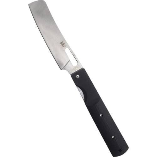 Sowoll New Arrival 440A Stainless Steel Camping Kitchen Folding Knife German Style Chef Bread Knife Pocket Cooking Knife Tools