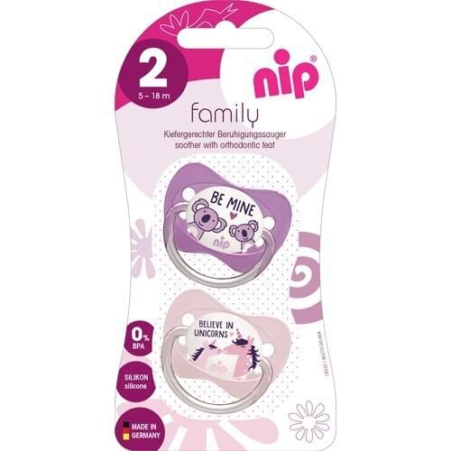 Nip Family Silicone Pacifier 5 - 18 Months