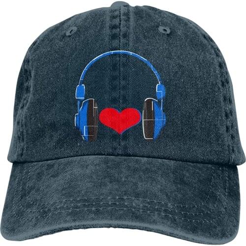 Music Love Sports Denim Cap Adjustable Unisex Plain Baseball Cowboy Snapback Hat
