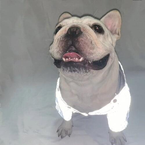 Reflective Pet Dog Jacket for Small Medium Dogs Fashion French Bulldog Windbreaker Schnauzer Costume A17