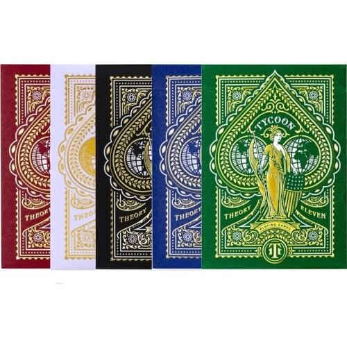 Tycoon Playing Cards Theory 11 Luxury Deck Poker Size USPCC Custom Limited Edition Magic Cards Magia Tricks Props for Magician