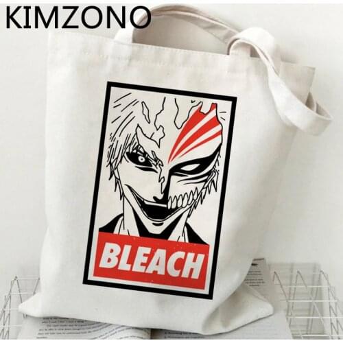 Zaraki Kenpachi Bleach Ichigo shopping bag eco bolso grocery shopper bag sac cabas fabric bolsa compra sac tissu