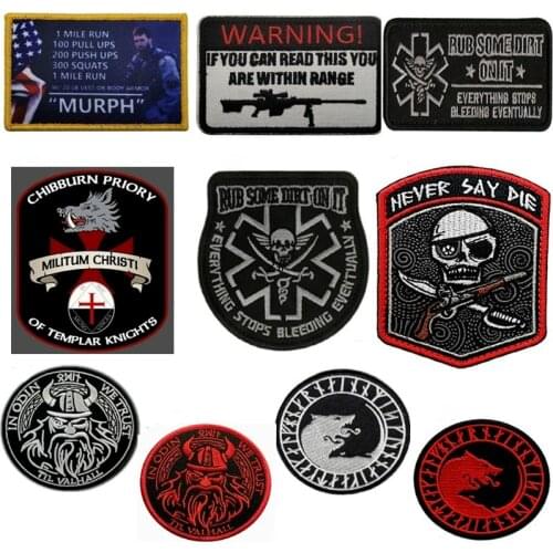 Badges Embroidered Patches Sewings Appliques for Jackets,Caps,Backpacks,paste Clothing Magic Sticker Removable Insignia Patch