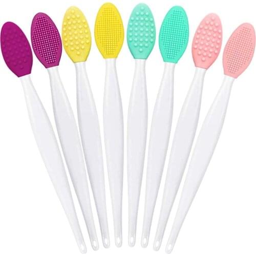100pcs Nose Brushes Cosmetic Tool Exfoliating Nose Clean Blackhead Removal Face Skin Care Cleansing Washing Microbrushes Makeup
