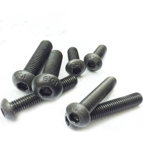 10PCS-M2.5*6 ISO7380 10.9 Mushroom Head Six Screws