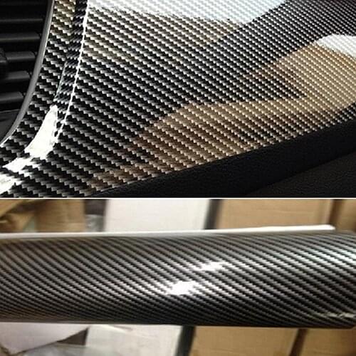 80% Hot Sell DIY 30x152cm 5D Carbon Fiber Protect Decals Car PC Phone Decorative Stickers