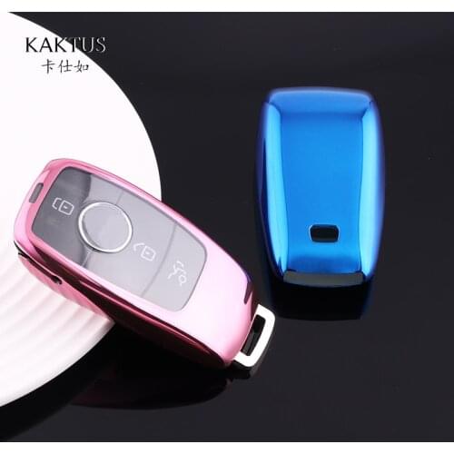 High Quality Tpu Car Key Fob Case Cover Protector for Mercedes Benz E C Class W204 W212 W176 GLC CLA GLA Car Accessories