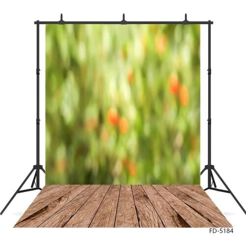 Green Flare Bokeh Wooden Floor Photo Backdrop Baby Children Pets Toy Customized Fond Background Props Photo Studio Photophone