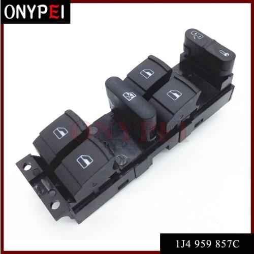 Power Window Master Switch 1J4 959 857C 1J4959857C For Skoda Fabia Octavia Superb VV Jetta Golf Passat