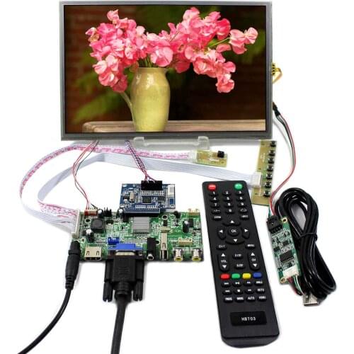 HD MI+VGA+AV+USB LCD Controller Board B101UAN01.A 10.1inch 1920X1200 LCD Screen VS-V59AV-V1 Resistive Touch Panel