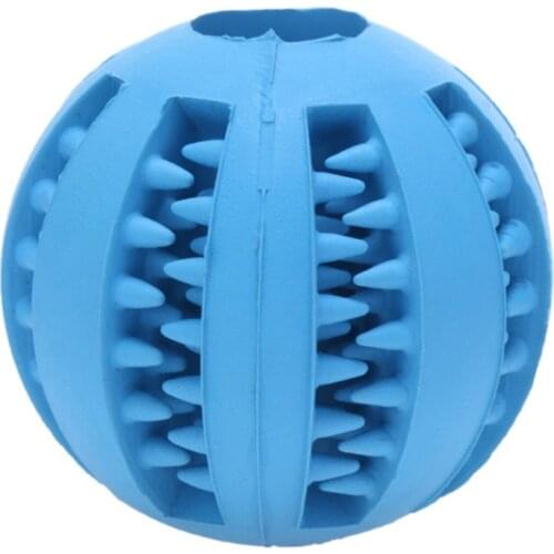 Interactive Pet Dog Toys Rubber Balls Pet Dog Cat Puppy Chew Toys Ball Teeth Chew Toys Tooth Cleaning Balls Food