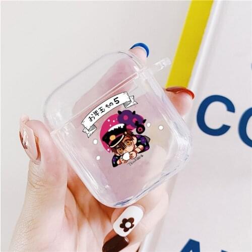 Jamular Toilet-bound Hanako-Kun Silicone Earphone Case for Apple Airpods 1/2 Generation Box Cover Jibaku Shounen Hanako Kun