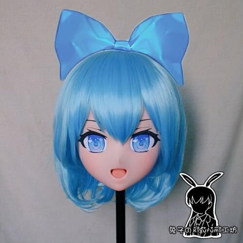 KM9163)Quality Handmade Female/Girl Resin 3/4 Head Japanese Cartoon Character Cosplay Kigurumi Mask Crossdresser