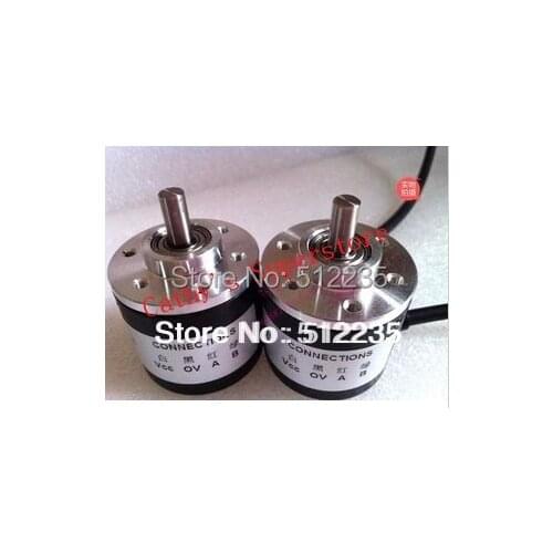2pcs encoder 400 pulse NEW Encoder 400P/R Incremental optical rotary encoder 400p/r AB phase encoder 6mm Shaft for CNC