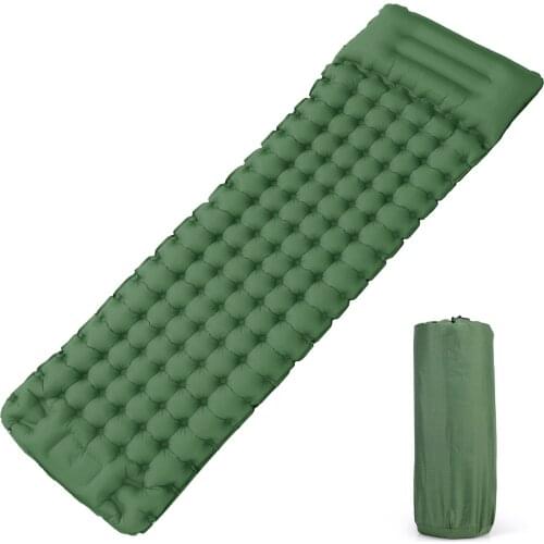 Camping Mat Inflatable Sleeping Mat with Pillow Ultralight Sleeping Pad for Backpacking Camping Hiking