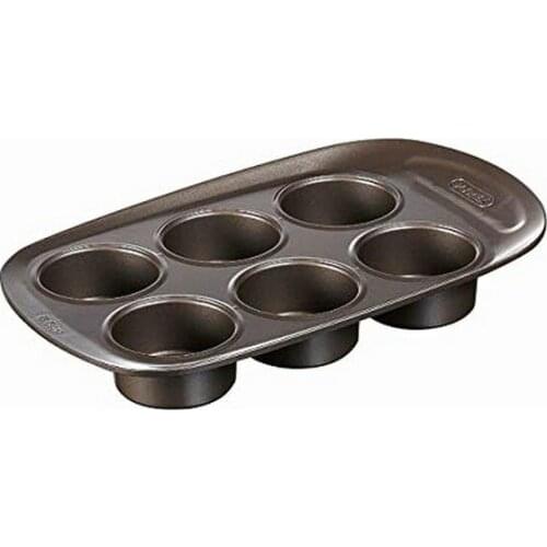 Muffin Tray Pyrex Asimetria Stainless steel (6 Servings)