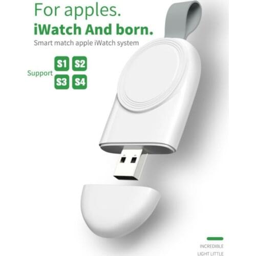 Mini Portable Wireless Charger for Apple iWatch 1 2 3 4 5 Dock Adapter Fast Charging Charger Smart Watch Wireless Charging Base