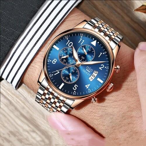 Multi-function timing quartz watch luminous waterproof men watch men
