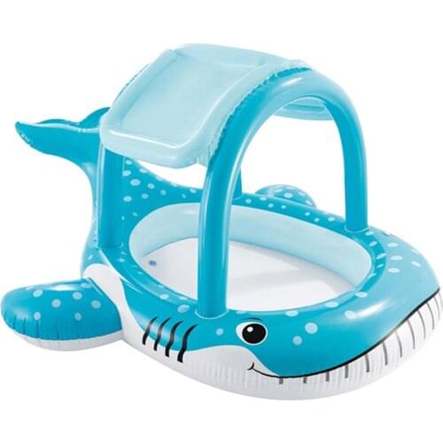 New Inflatable Swimming Pool Toddler Swim Boat Swimming Baby Swimming Pool Child Swimming Pool Water Seat Shading With Canopy