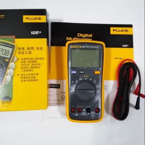 Original FLUKE 12E+ F12E+ Auto Range Digital Multimeter Meter DMM 3 Years Warranty